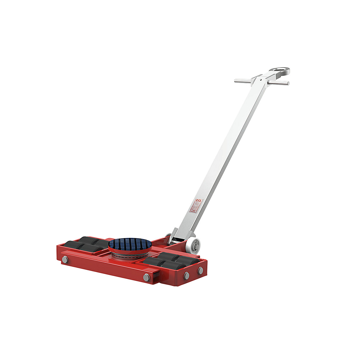 Transport chassis, steerable