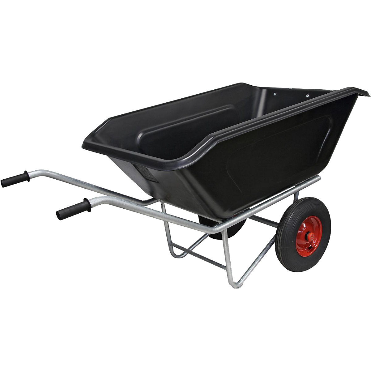 Compact wheelbarrow with galvanized frame (Product illustration 4)-3