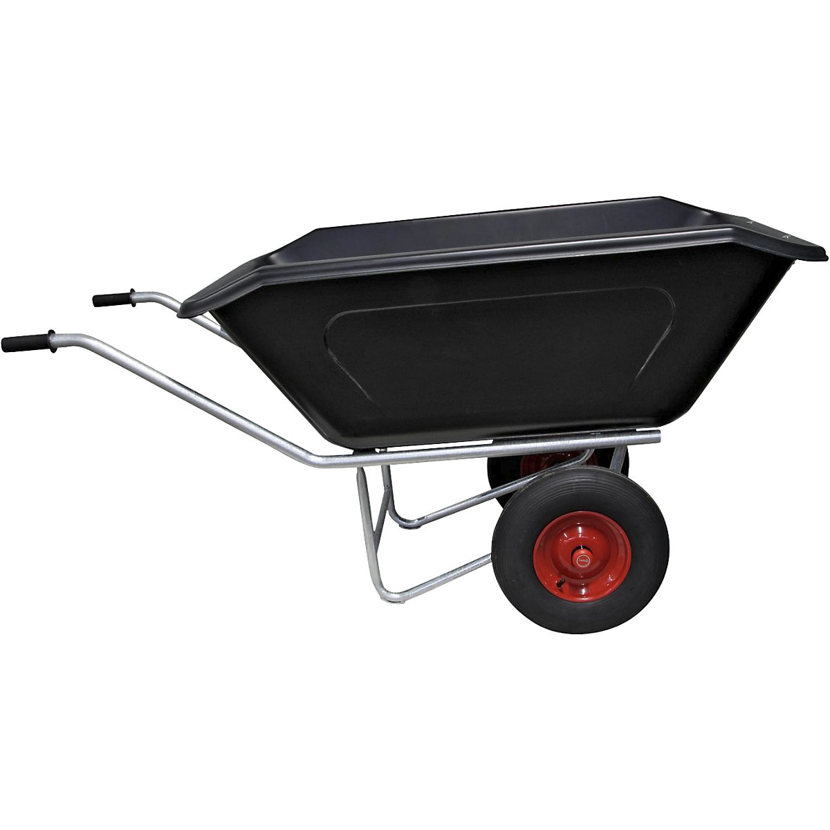Compact wheelbarrow with galvanized frame (Product illustration 5)-4