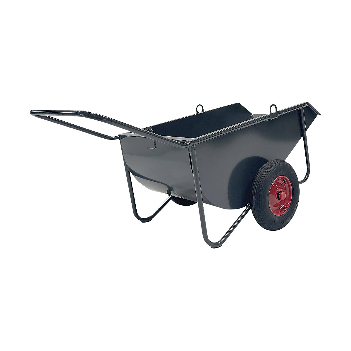 Tipping wheelbarrow with four skids (Product illustration 5)-4