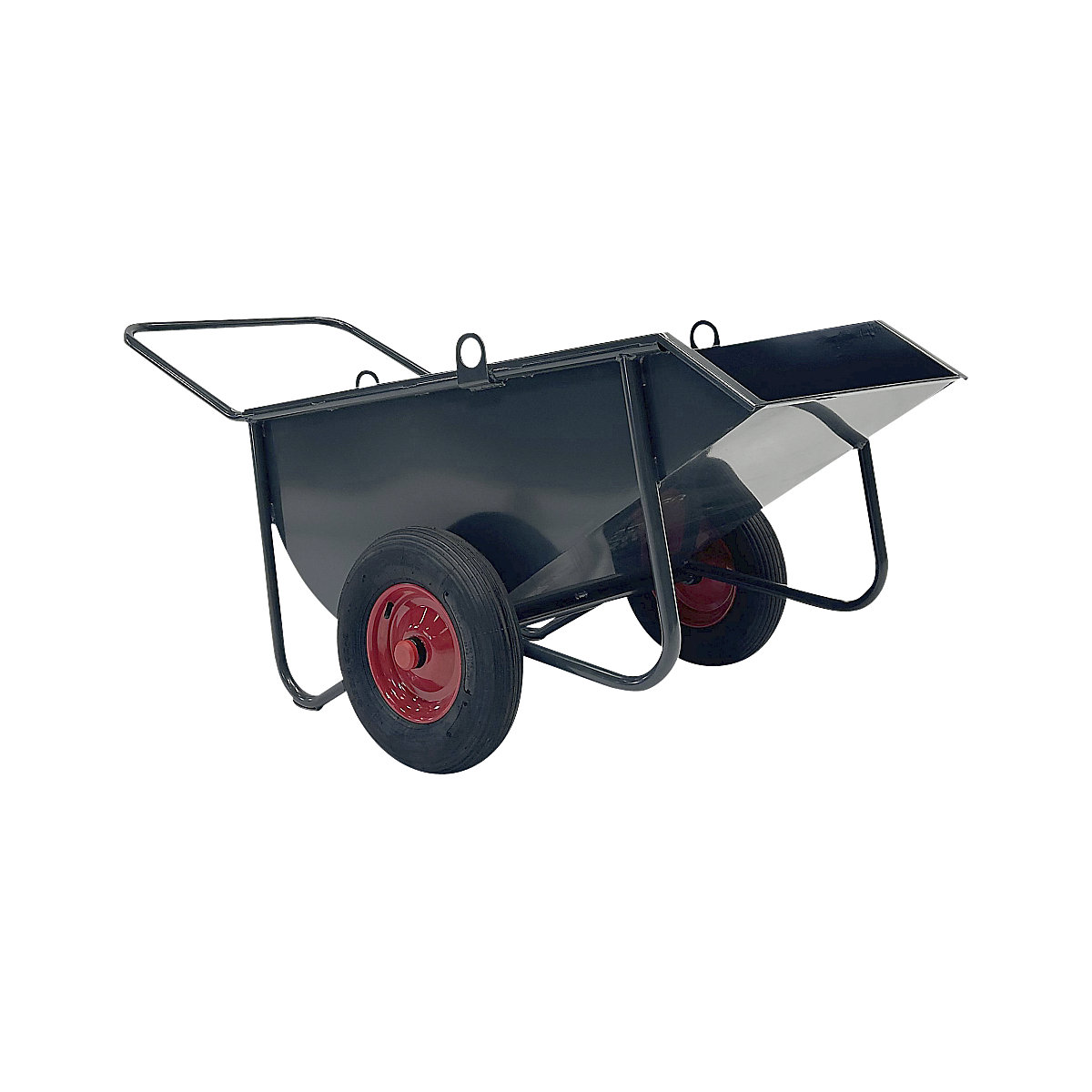 Tipping wheelbarrow with four skids (Product illustration 7)-6