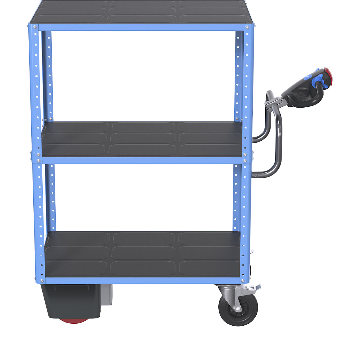 Etagewagen CustomLine met elektrische aandrijving – eurokraft pro (Productafbeelding 9)-8