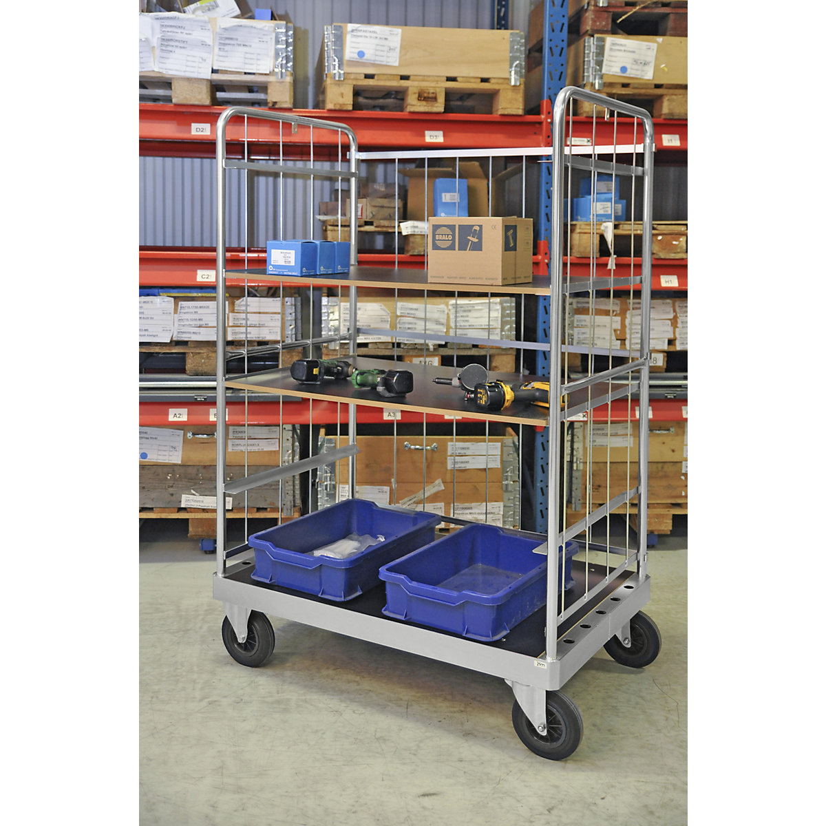 Multi-etagewagen, verzinkt – Kongamek (Productafbeelding 5)-4