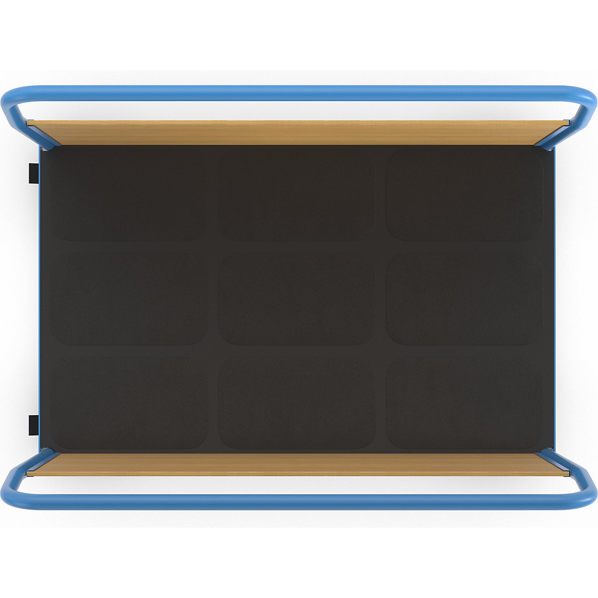 Platformwagen met houten wanden – eurokraft pro (Productafbeelding 7)-6