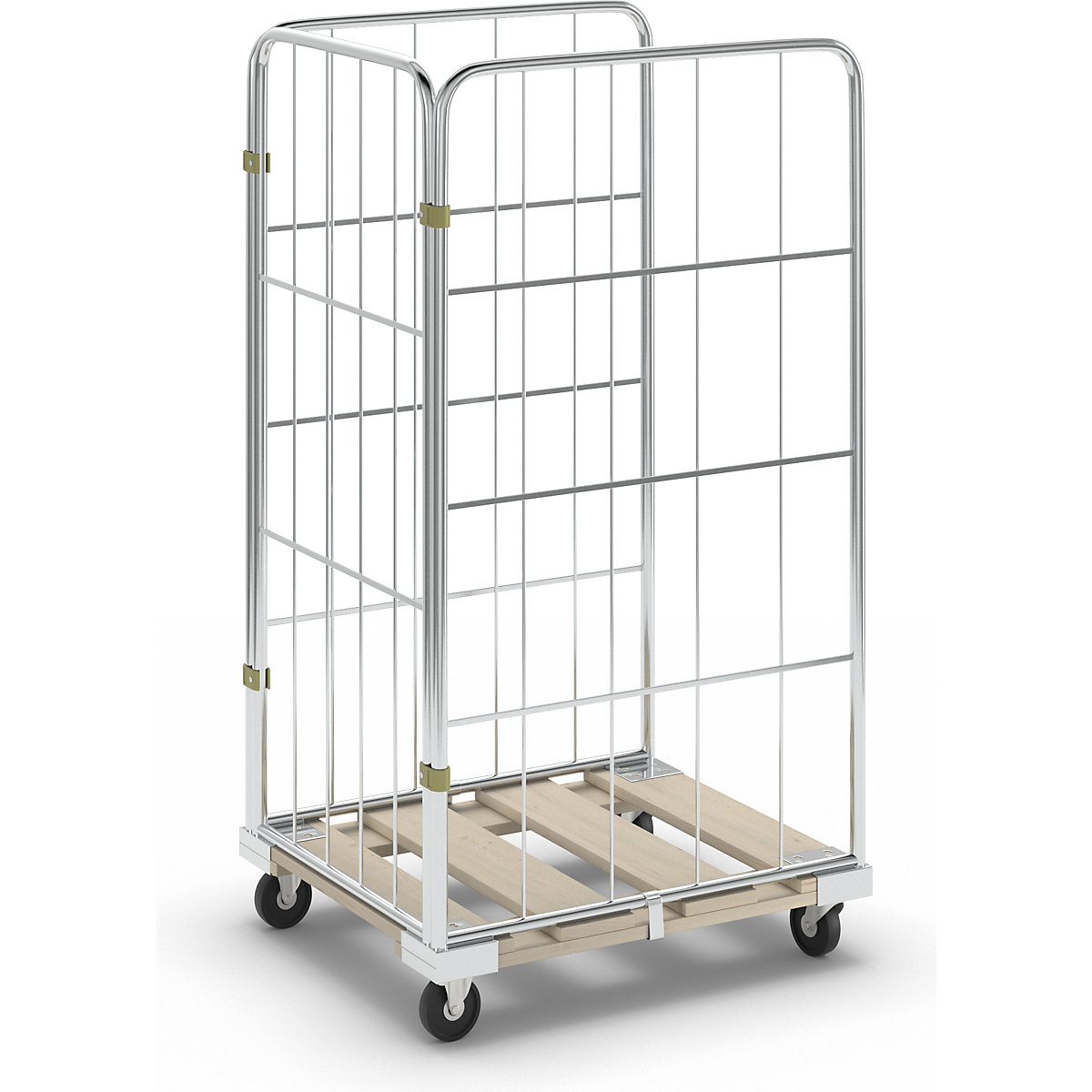 Rolcontainer met gaaswanden