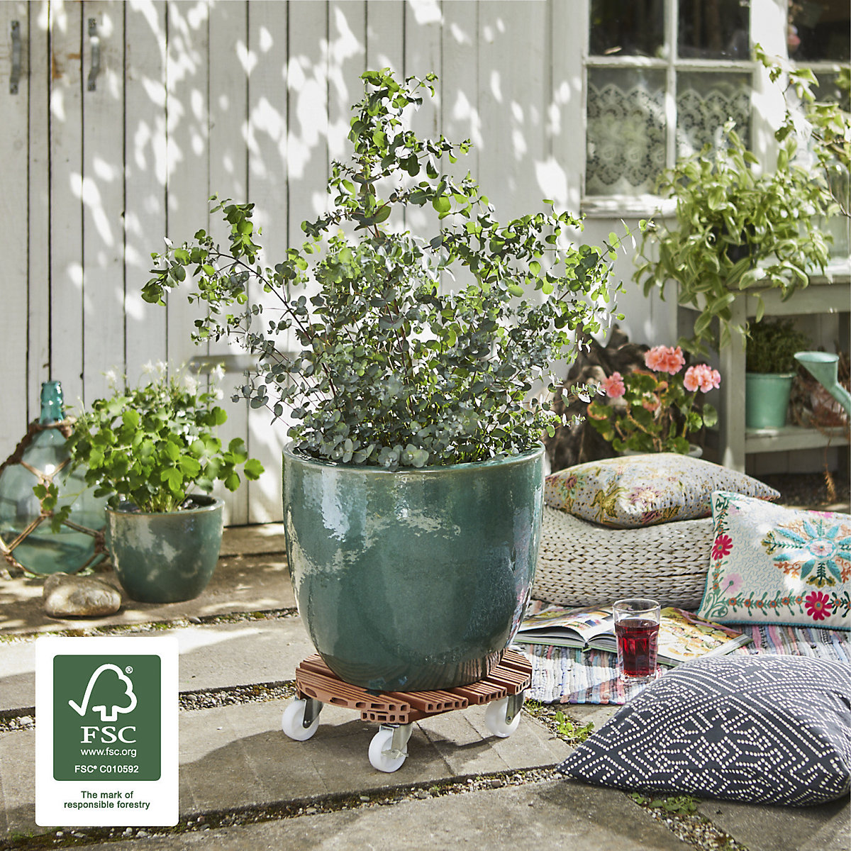 Plantentrolley WPC – Wagner (Productafbeelding 3)-2