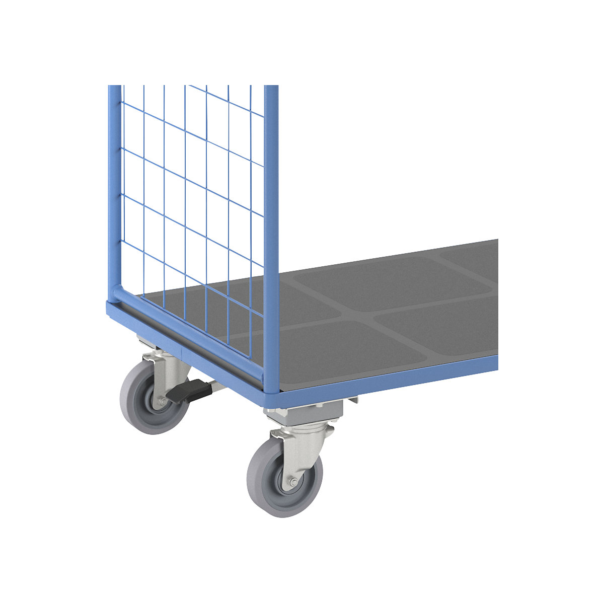 Etagenwagen mit Gitter-Seitenwänden eurokraft pro (Produktabbildung 9)-8