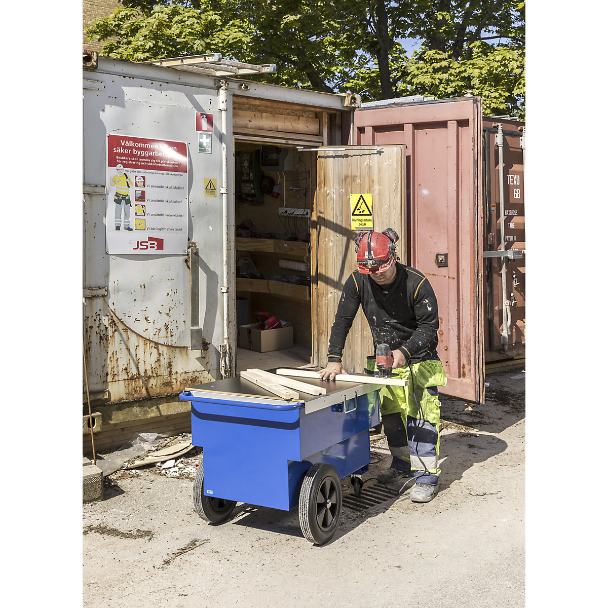 Werkzeugwagen mit 2 Schiebegriffen Kongamek (Produktabbildung 3)-2