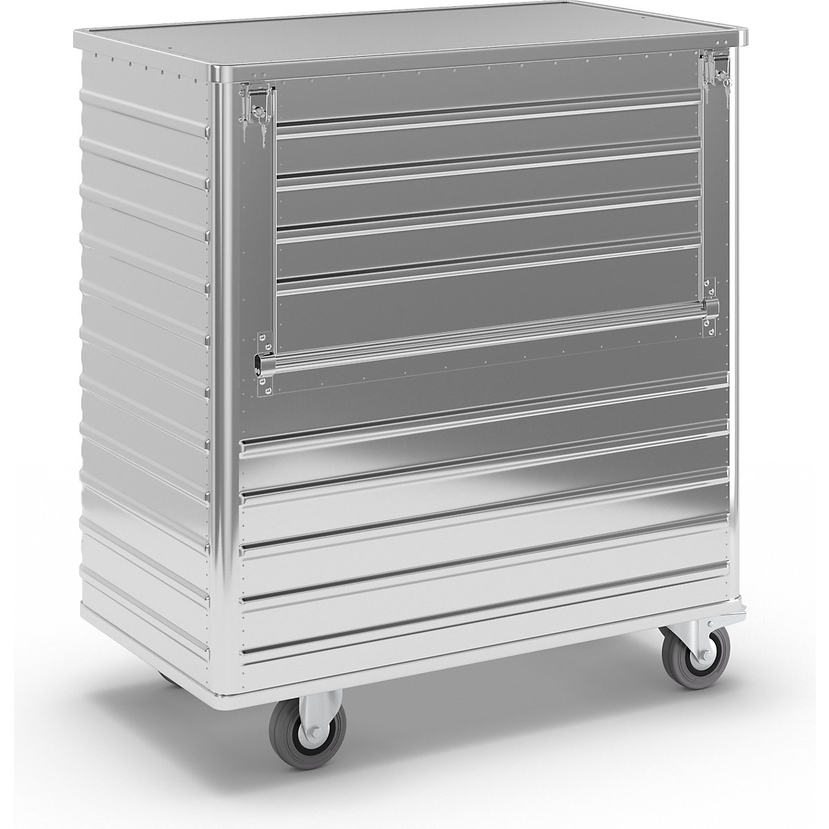 Alu-Kastenwagen, abklappbare Seitenwand Gmöhling