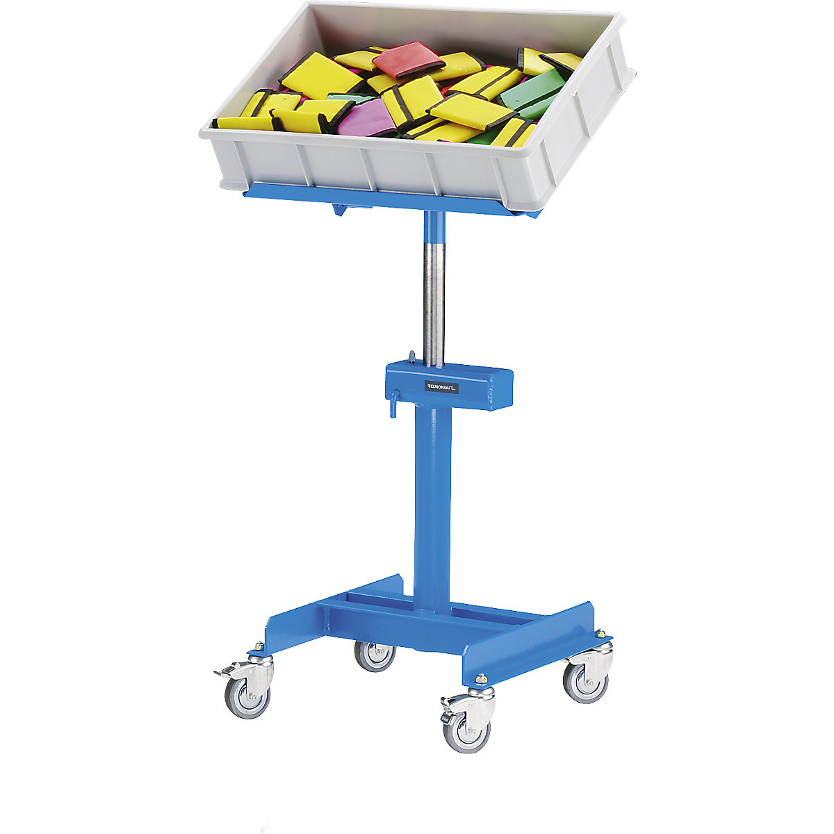 Materialständer, Tragfähigkeit 150 kg, fahrbar eurokraft pro (Produktabbildung 5)-4