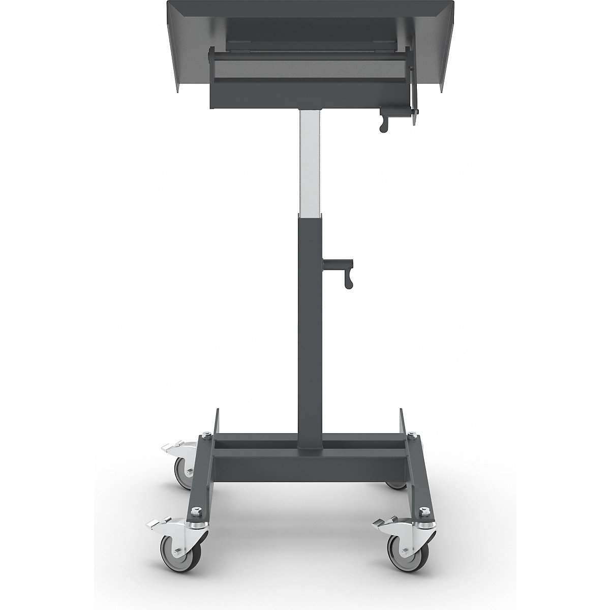 Materialständer, Tragfähigkeit 150 kg, fahrbar eurokraft pro (Produktabbildung 3)-2