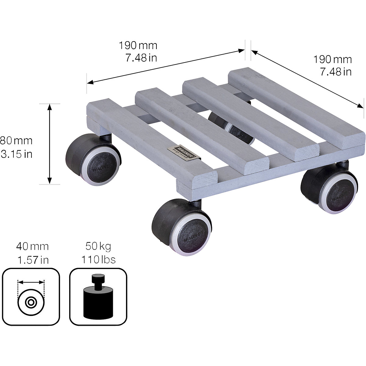 Pflanzenroller CREO Wagner (Produktabbildung 2)-1
