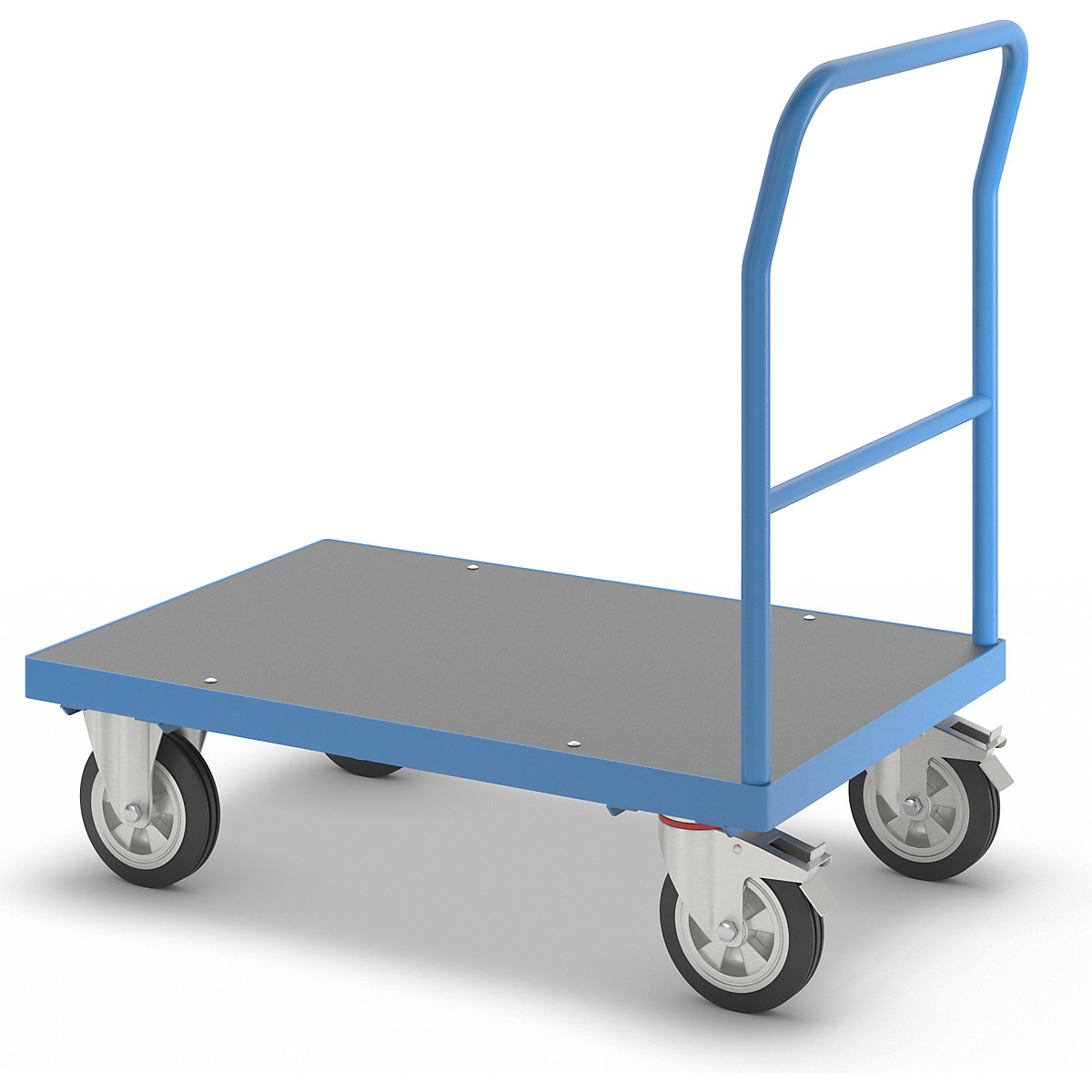 Plattformwagen mit Gitterwänden eurokraft pro (Produktabbildung 5)-4