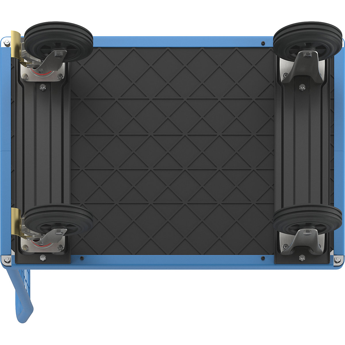 Plattformwagen mit Gitterwänden eurokraft pro (Produktabbildung 6)-5