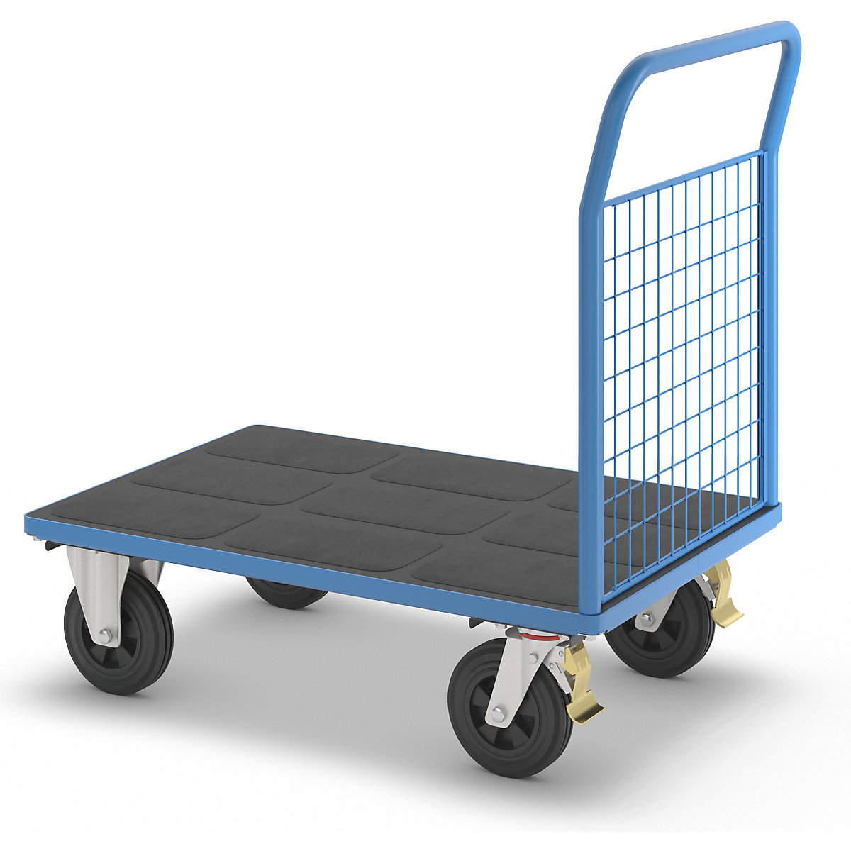 Plattformwagen mit Gitterwänden eurokraft pro (Produktabbildung 7)-6