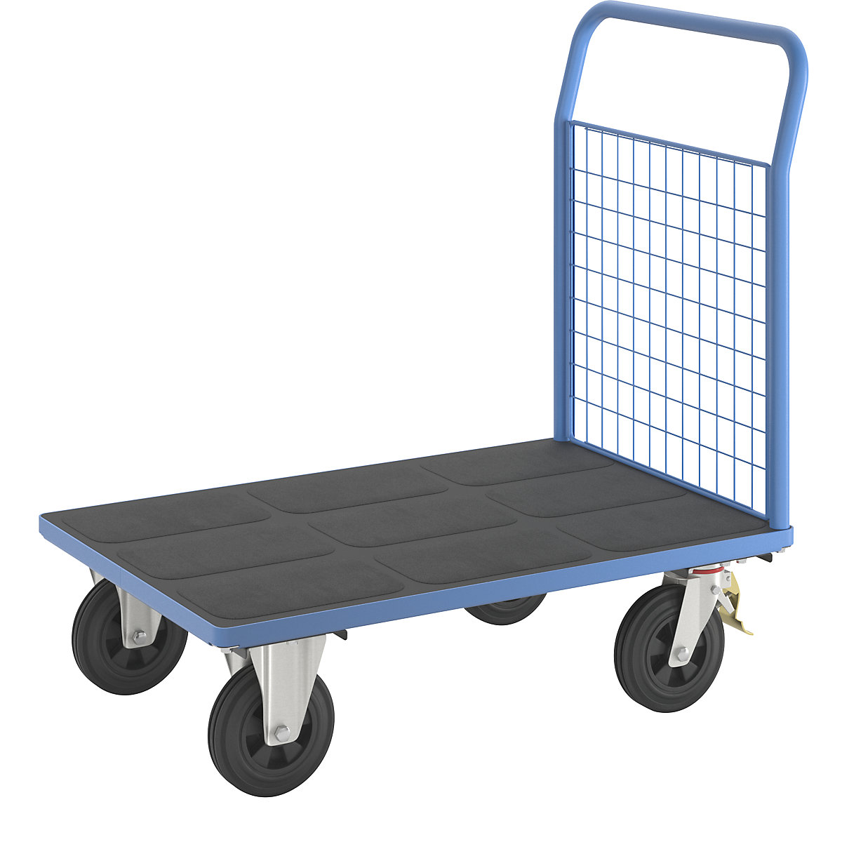 Plattformwagen mit Gitterwänden eurokraft pro