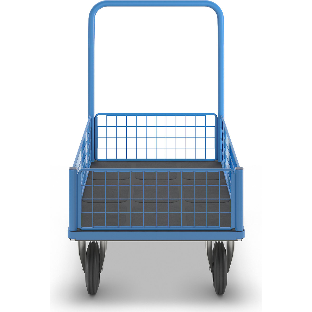 Plattformwagen mit Gitterwänden eurokraft pro (Produktabbildung 3)-2