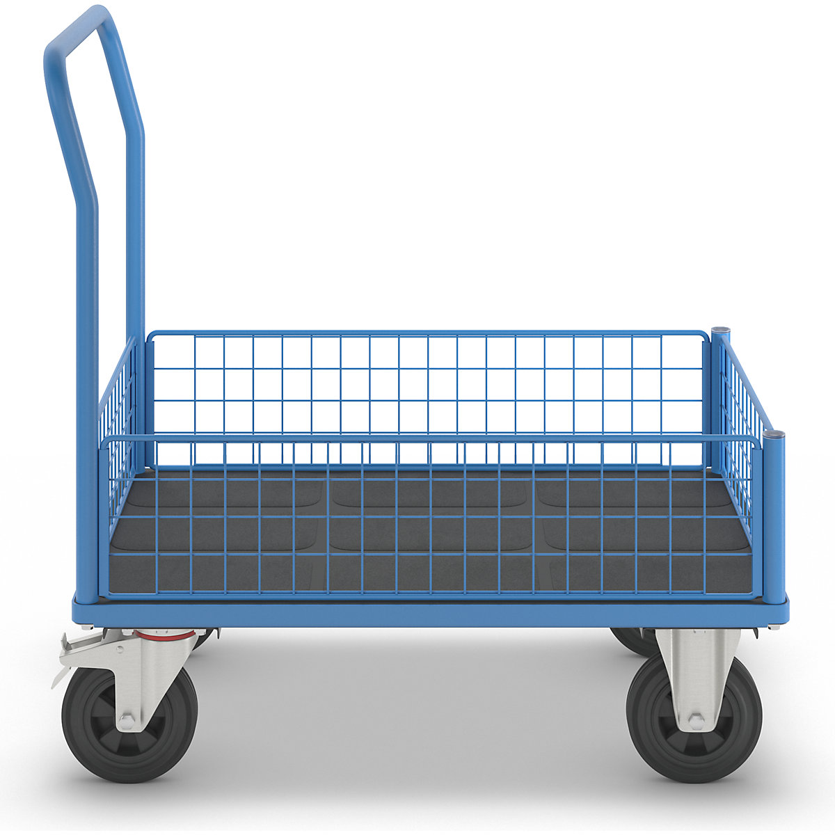 Plattformwagen mit Gitterwänden eurokraft pro (Produktabbildung 4)-3