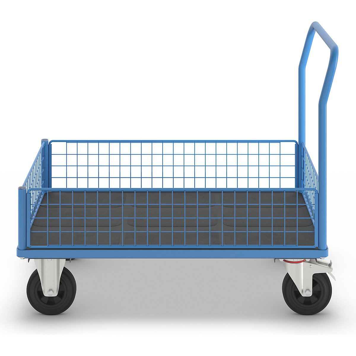 Plattformwagen mit Gitterwänden eurokraft pro (Produktabbildung 4)-3