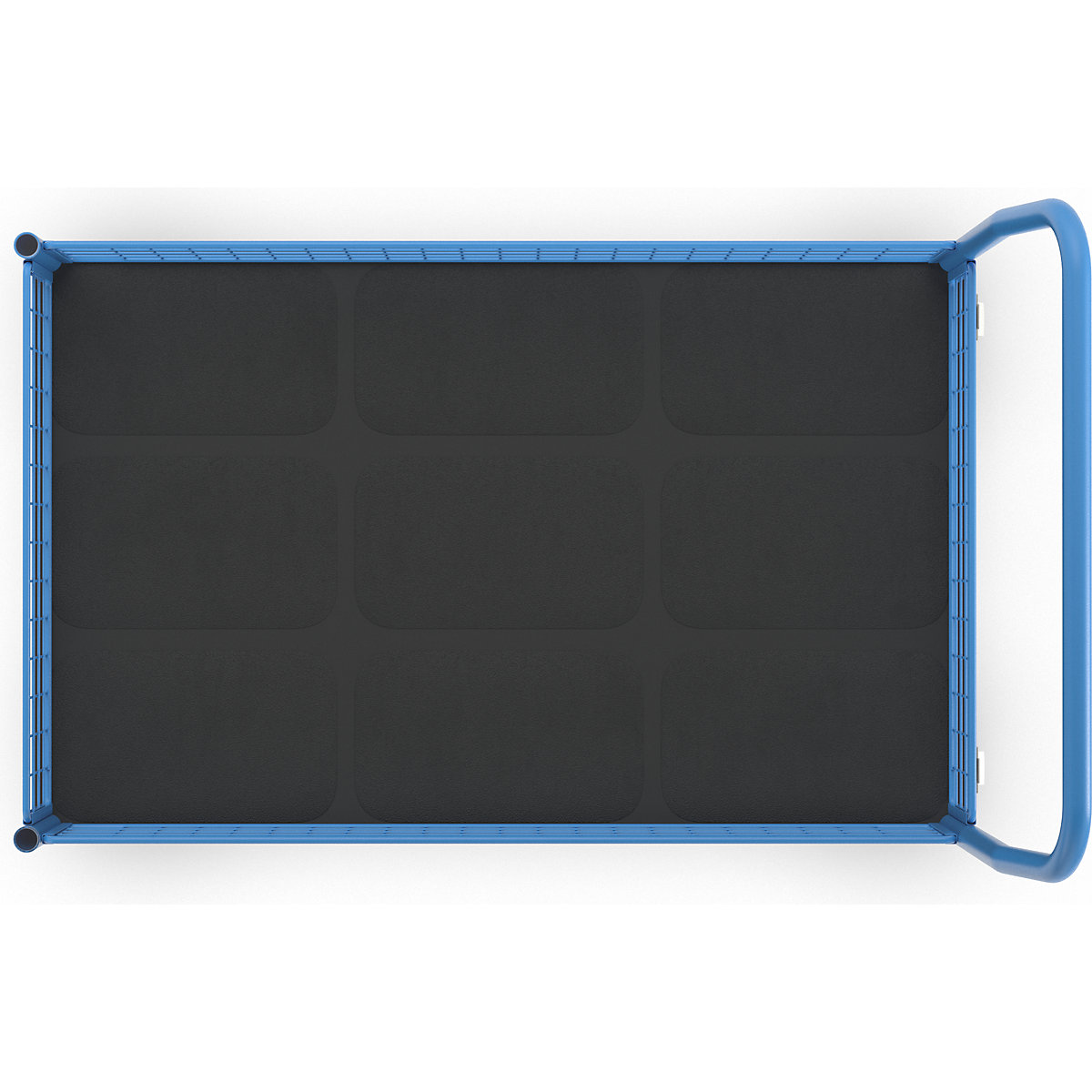 Plattformwagen mit Gitterwänden eurokraft pro (Produktabbildung 7)-6