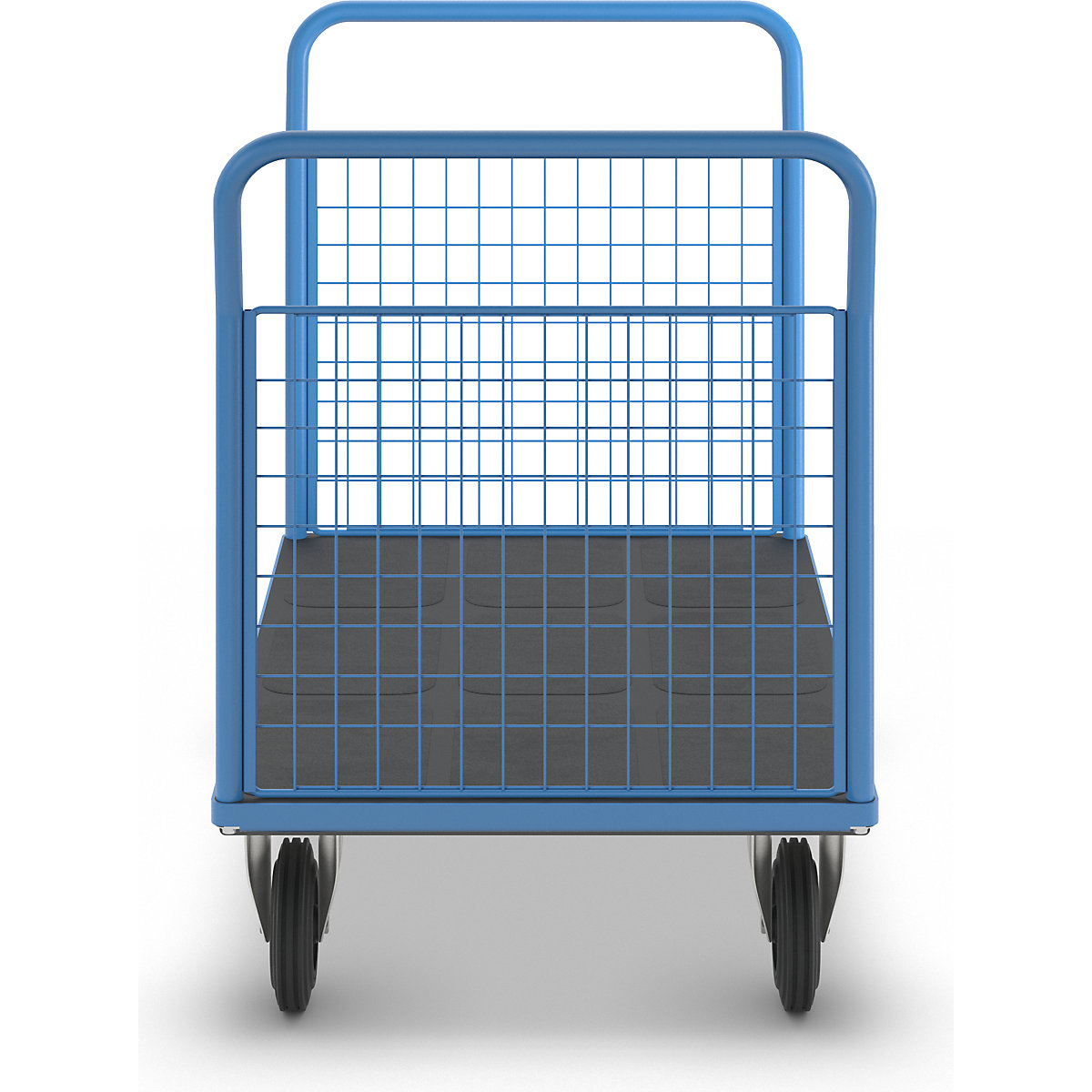 Plattformwagen mit Gitterwänden eurokraft pro (Produktabbildung 4)-3