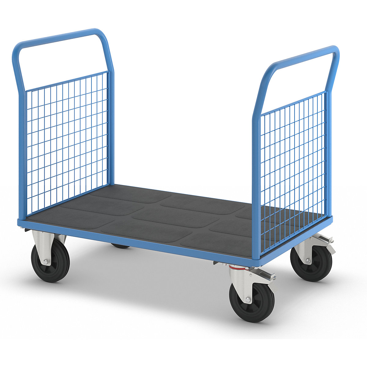 Plattformwagen mit Gitterwänden eurokraft pro (Produktabbildung 7)-6