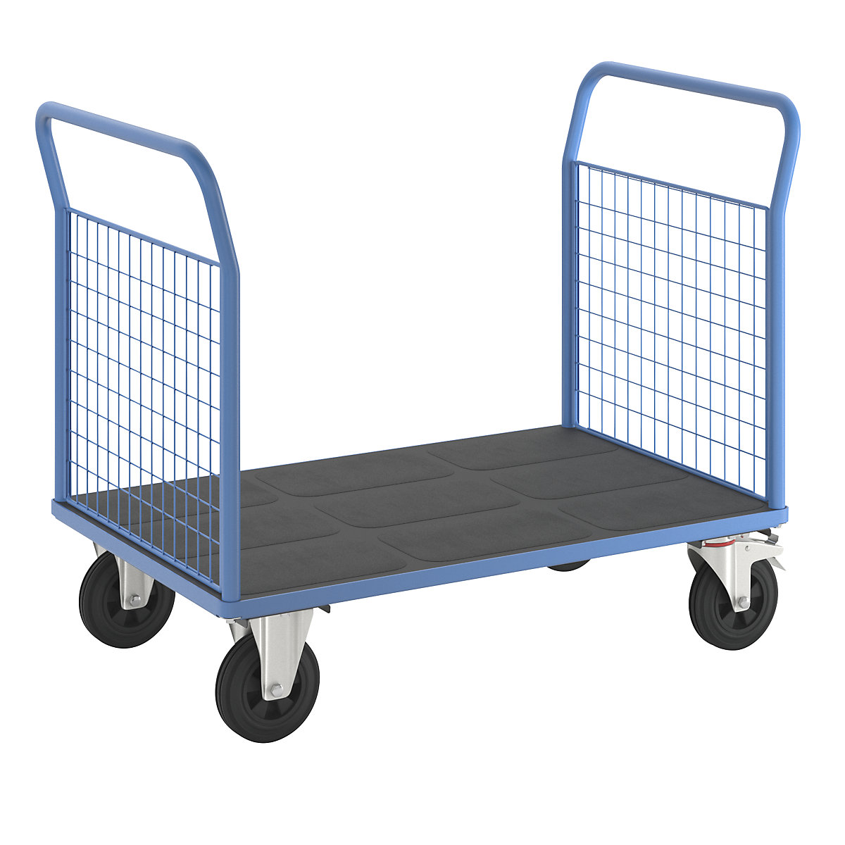 Plattformwagen mit Gitterwänden eurokraft pro