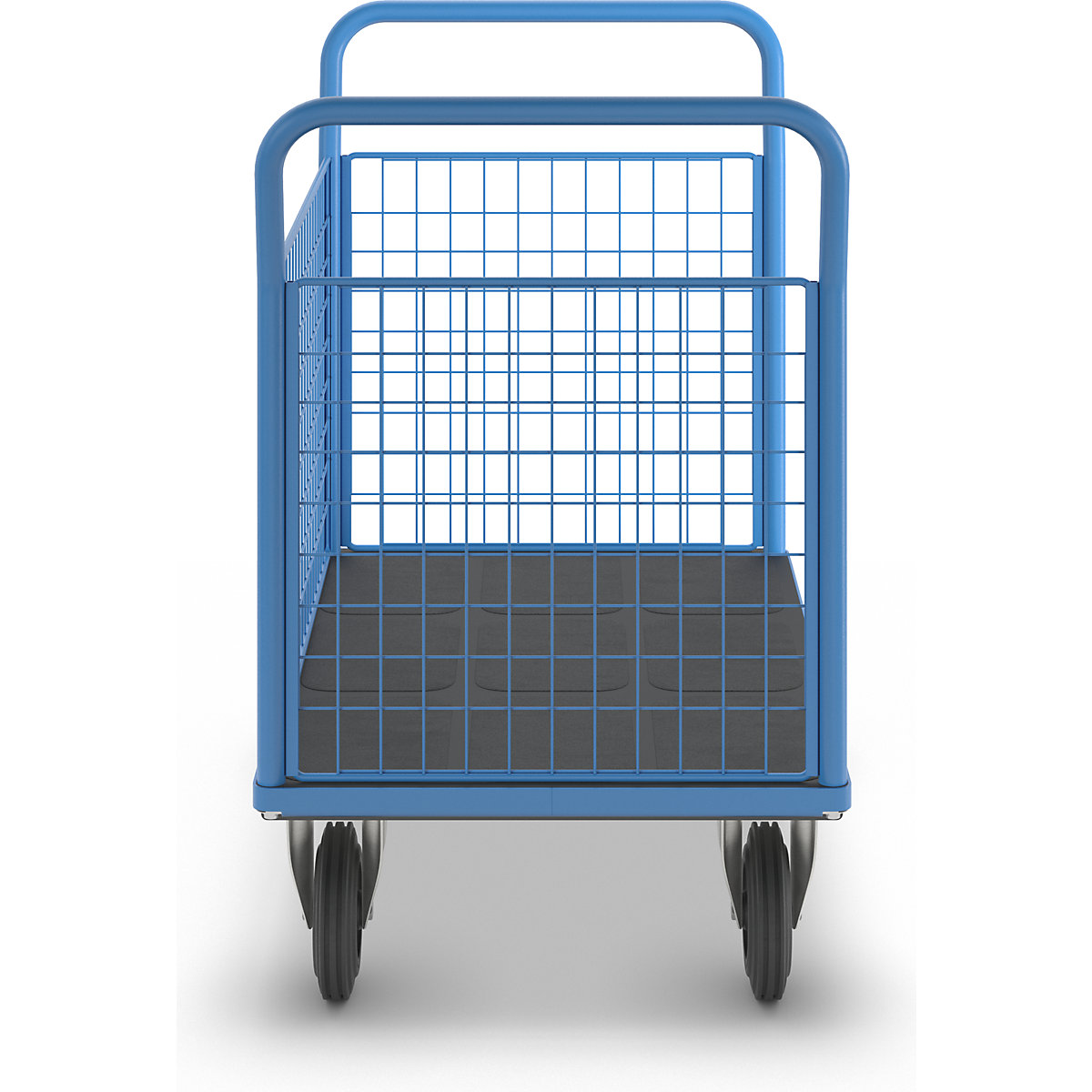 Plattformwagen mit Gitterwänden eurokraft pro (Produktabbildung 4)-3