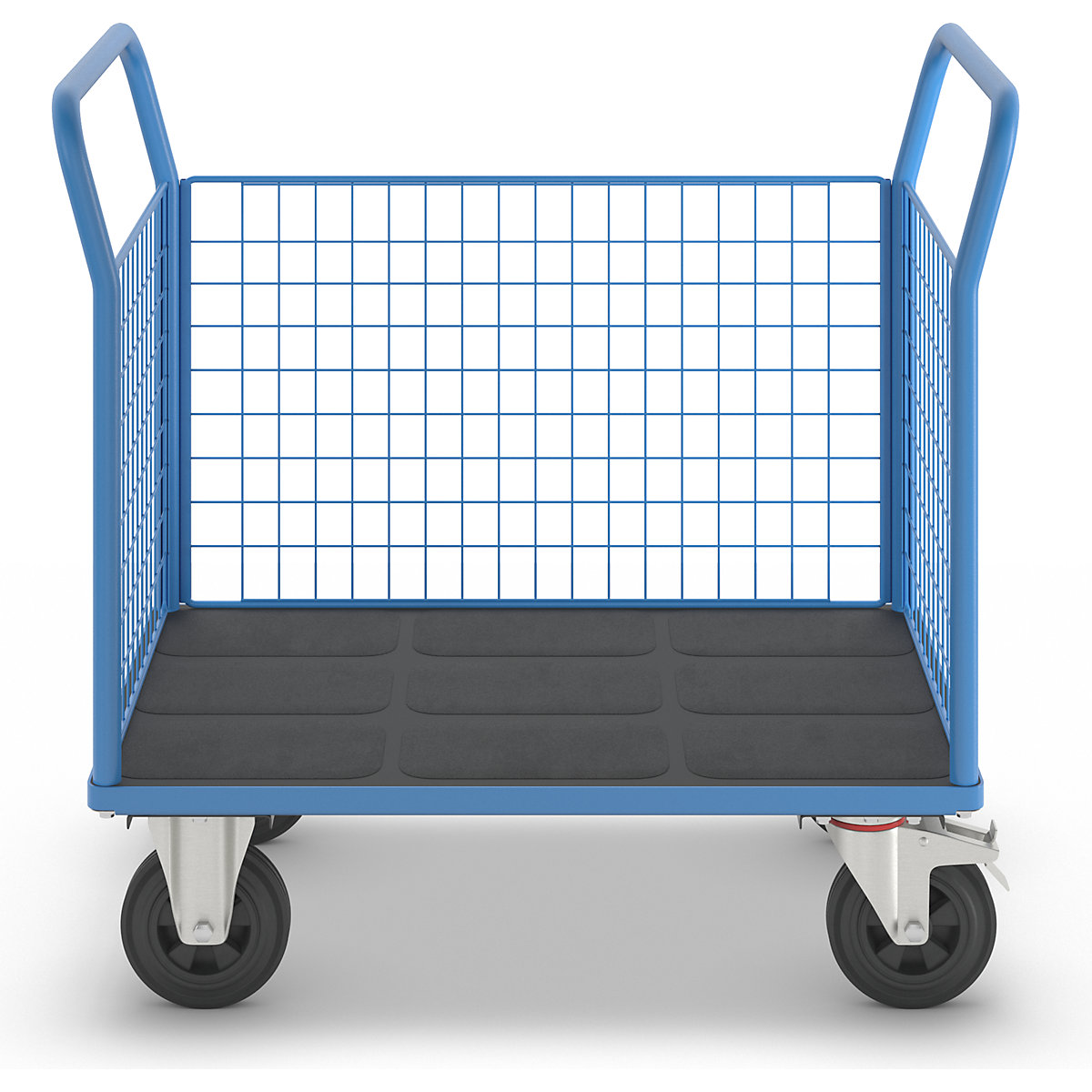 Plattformwagen mit Gitterwänden eurokraft pro (Produktabbildung 5)-4