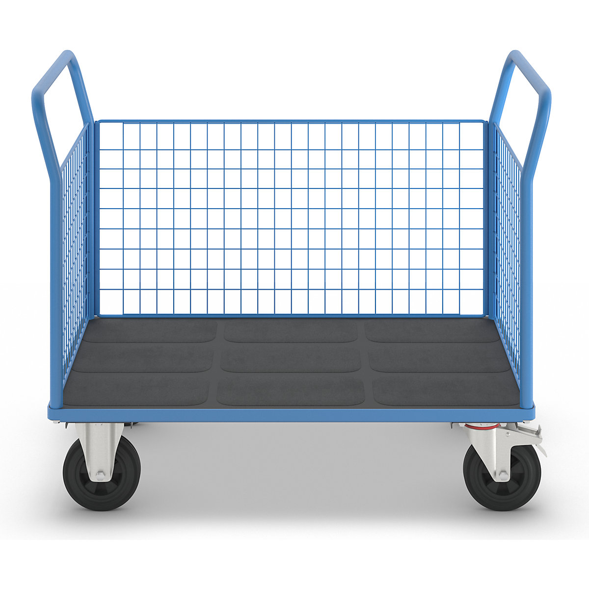 Plattformwagen mit Gitterwänden eurokraft pro (Produktabbildung 3)-2