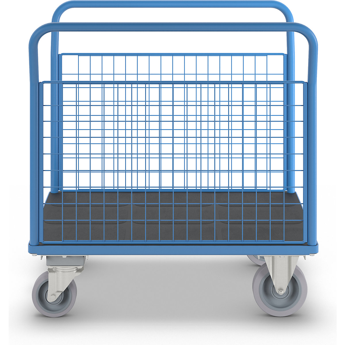 Plattformwagen mit Gitterwänden eurokraft pro (Produktabbildung 5)-4