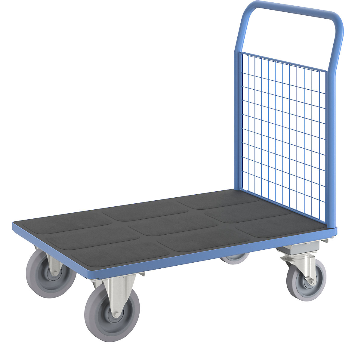 Plattformwagen mit Gitterwänden eurokraft pro (Produktabbildung 3)-2