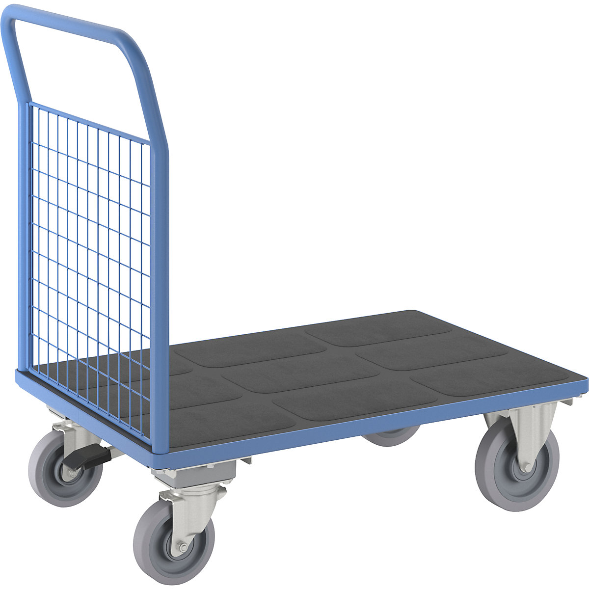 Plattformwagen mit Gitterwänden eurokraft pro