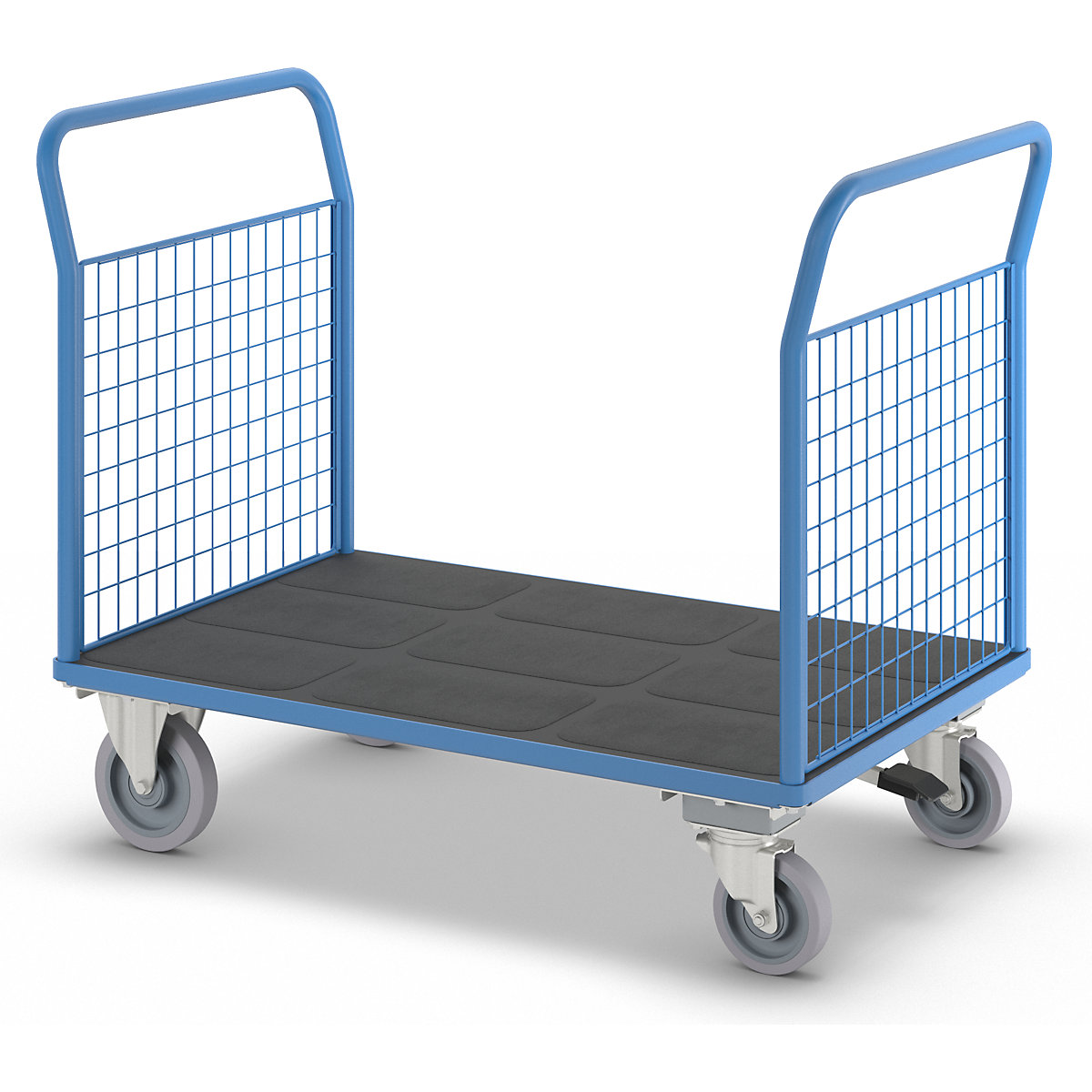 Plattformwagen mit Gitterwänden eurokraft pro (Produktabbildung 8)-7