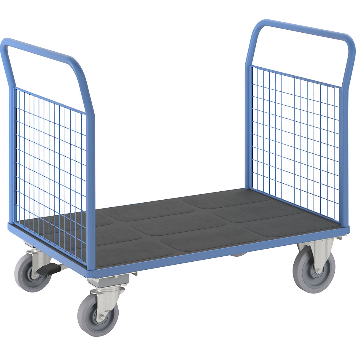 Plattformwagen mit Gitterwänden eurokraft pro