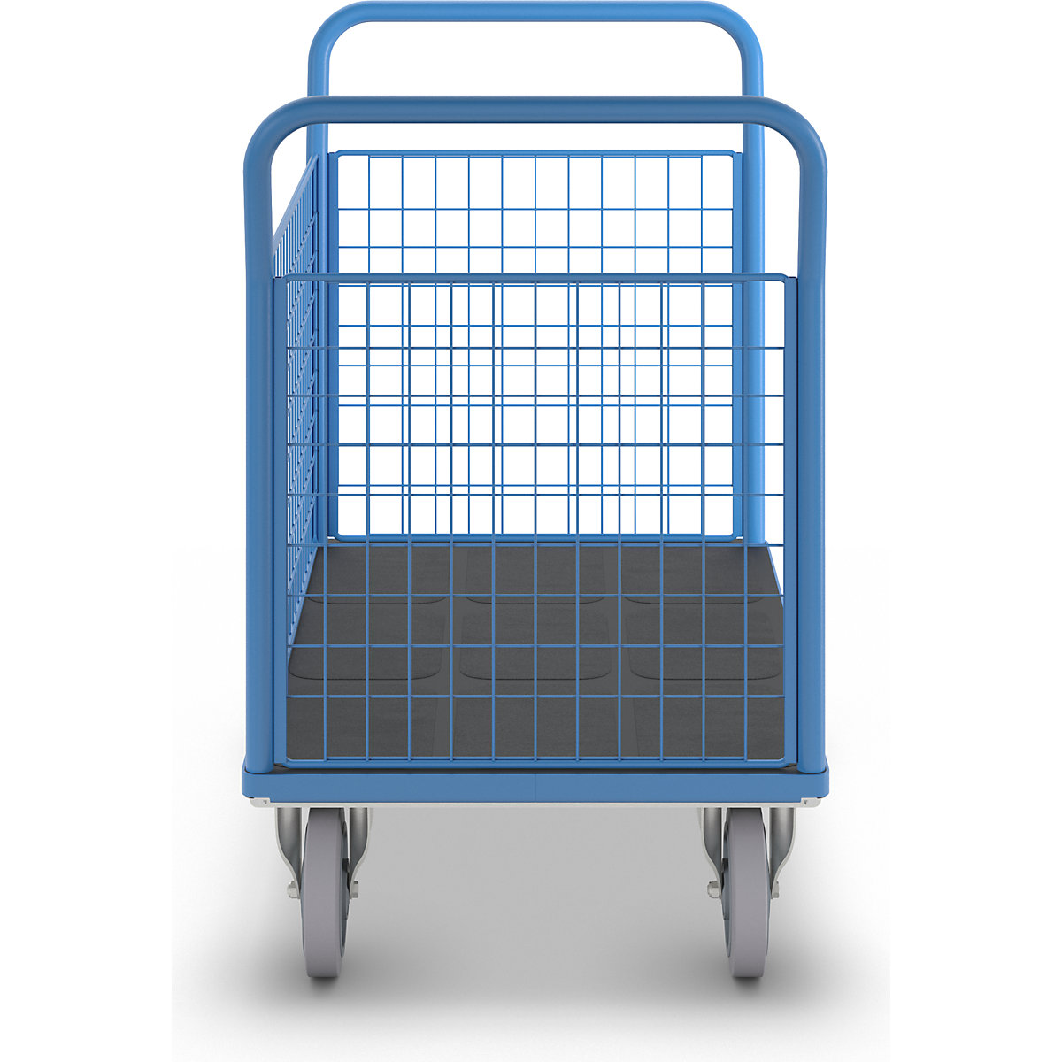 Plattformwagen mit Gitterwänden eurokraft pro (Produktabbildung 4)-3