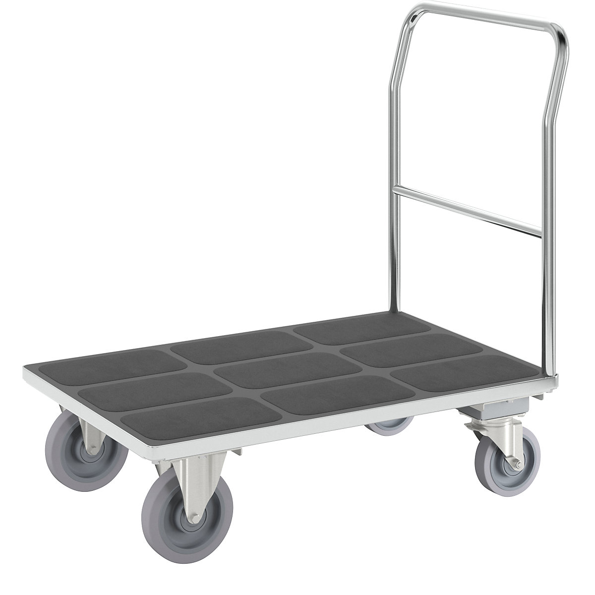 Plattformwagen mit Gitterwänden eurokraft pro (Produktabbildung 3)-2