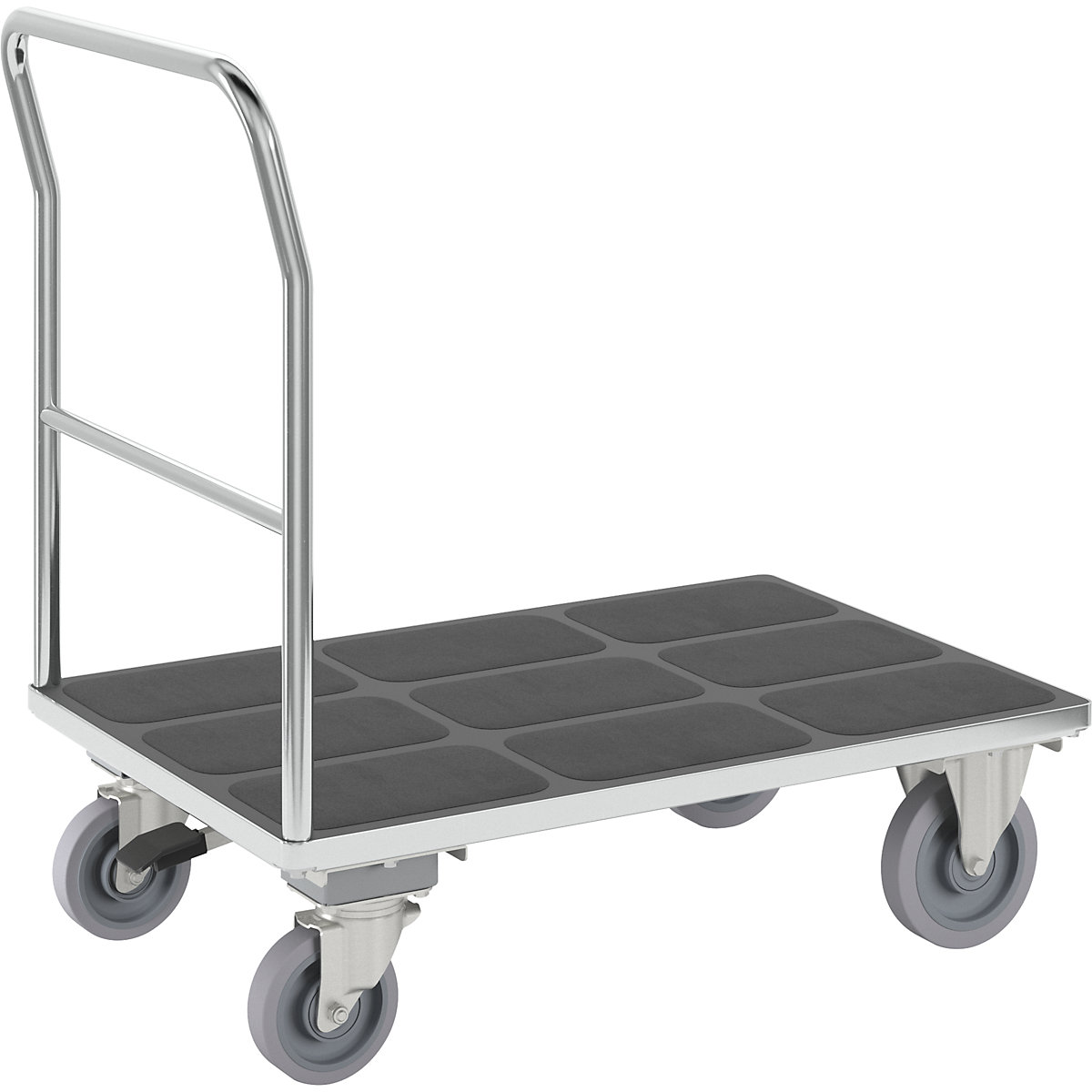 Plattformwagen mit Gitterwänden eurokraft pro