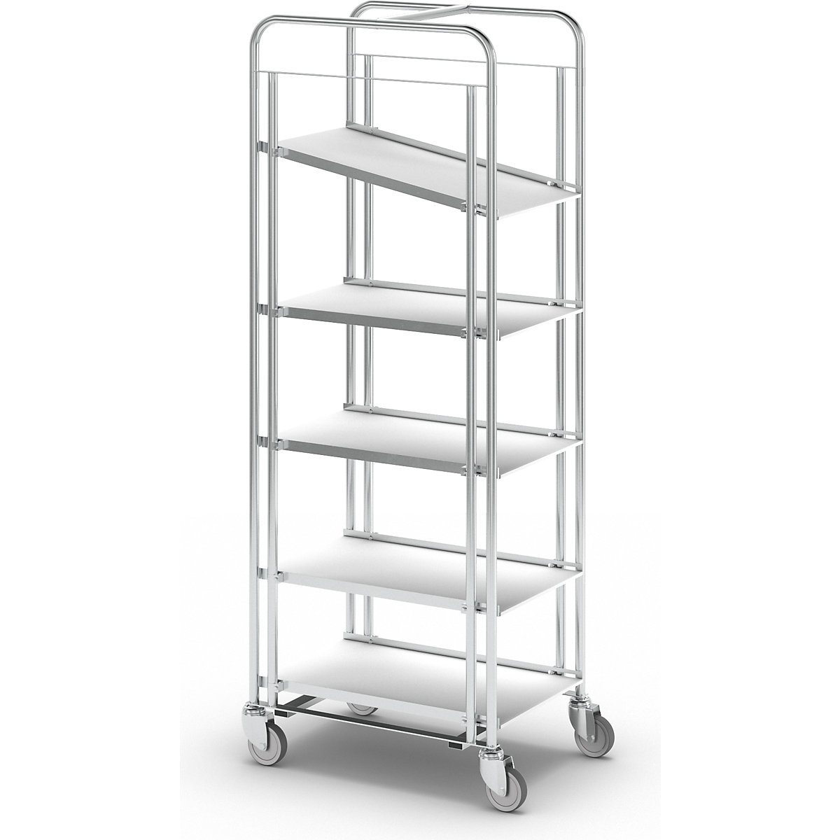 Kolica s policama za kutije FLEX – HelgeNyberg (Prikaz proizvoda 6)-5