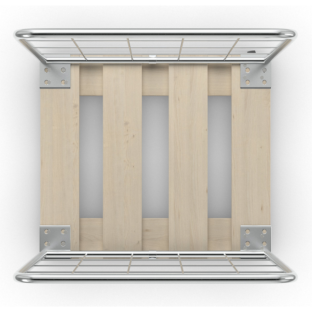 Pojemnik na rolkach ze ściankami kratowymi (Zdjęcie produktu 9)-8