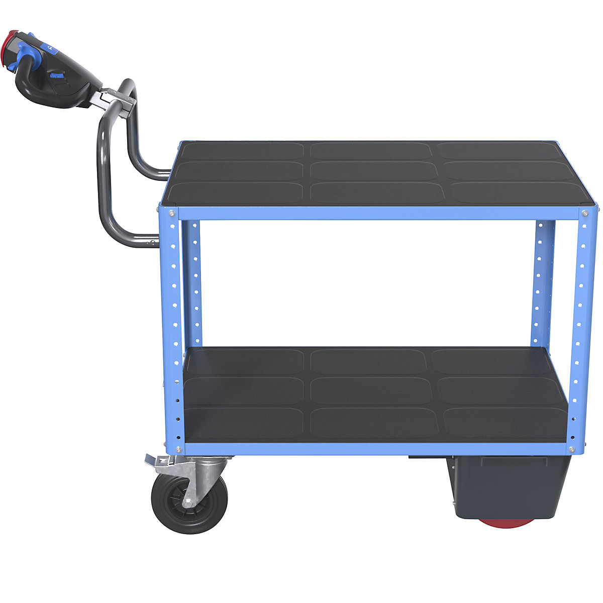 Wózek montażowy CustomLine z napędem elektrycznym – eurokraft pro (Zdjęcie produktu 5)-4