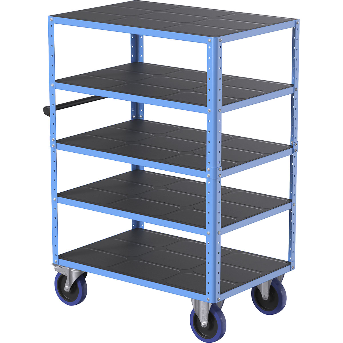 Wózek piętrowy CustomLine, otwarty z 4 stron – eurokraft pro (Zdjęcie produktu 6)-5