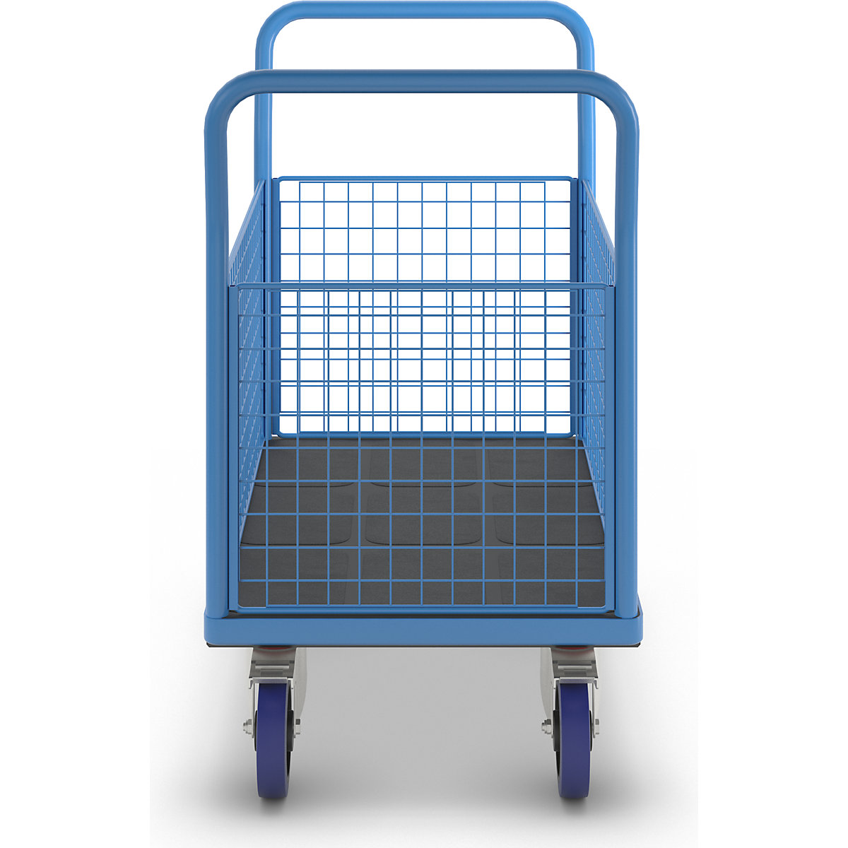 Wózek platformowy ze ściankami kratowymi – eurokraft pro (Zdjęcie produktu 5)-4