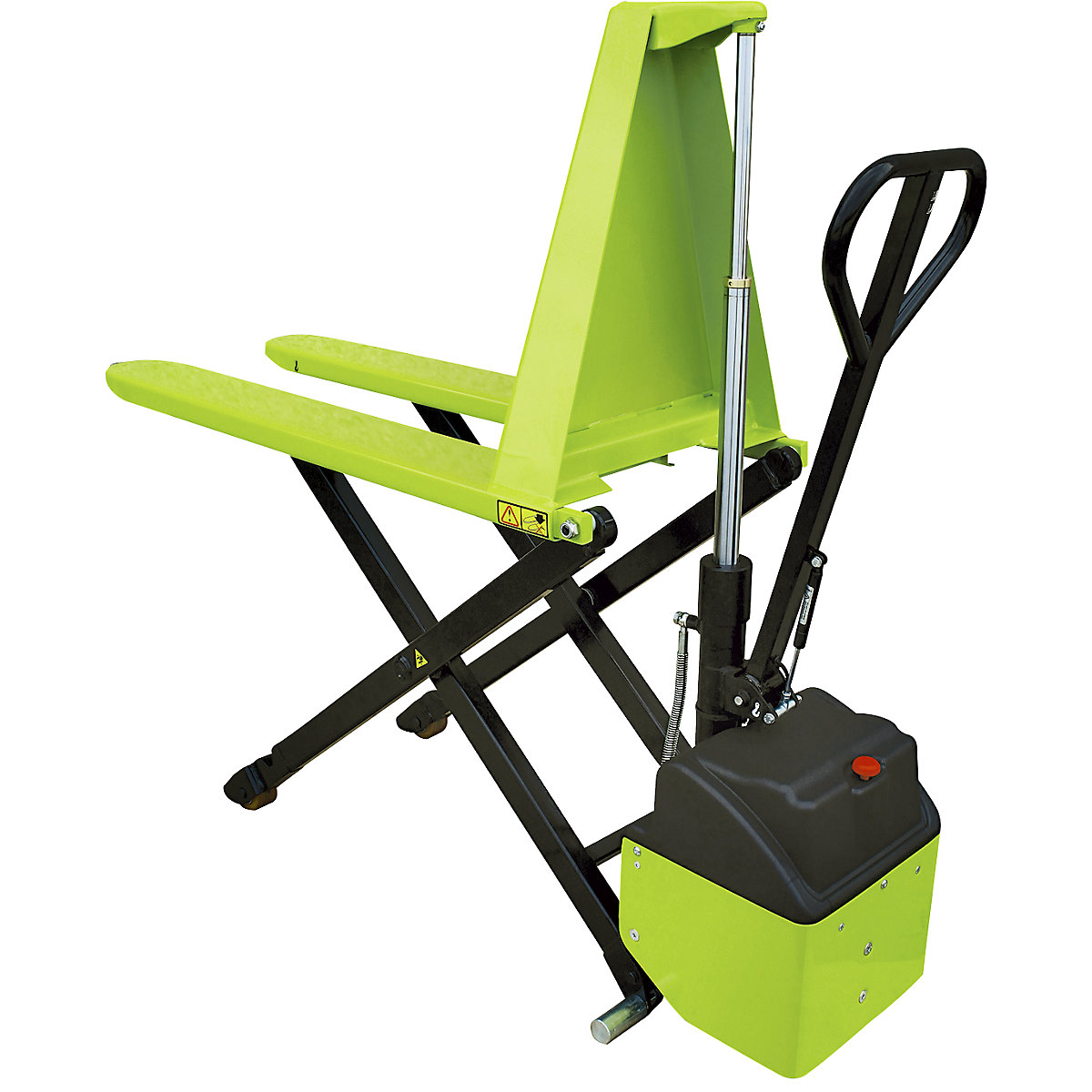 Cărucior elevator cu furci tip foarfece, electro-hidraulic – Pramac