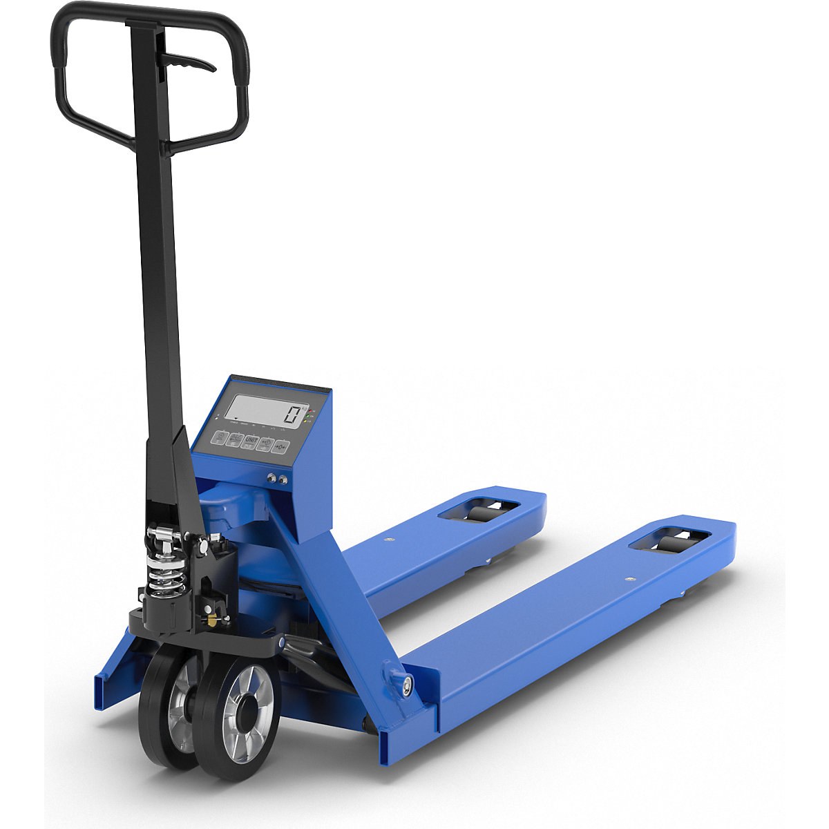 Cărucior elevator pentru paleți cu cântar – eurokraft pro (Imagine produs 14)-13