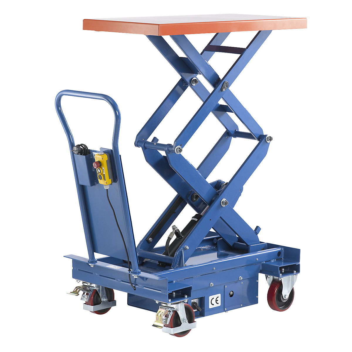 Cărucior cu platformă de elevație, electric (Imagine produs 9)-8