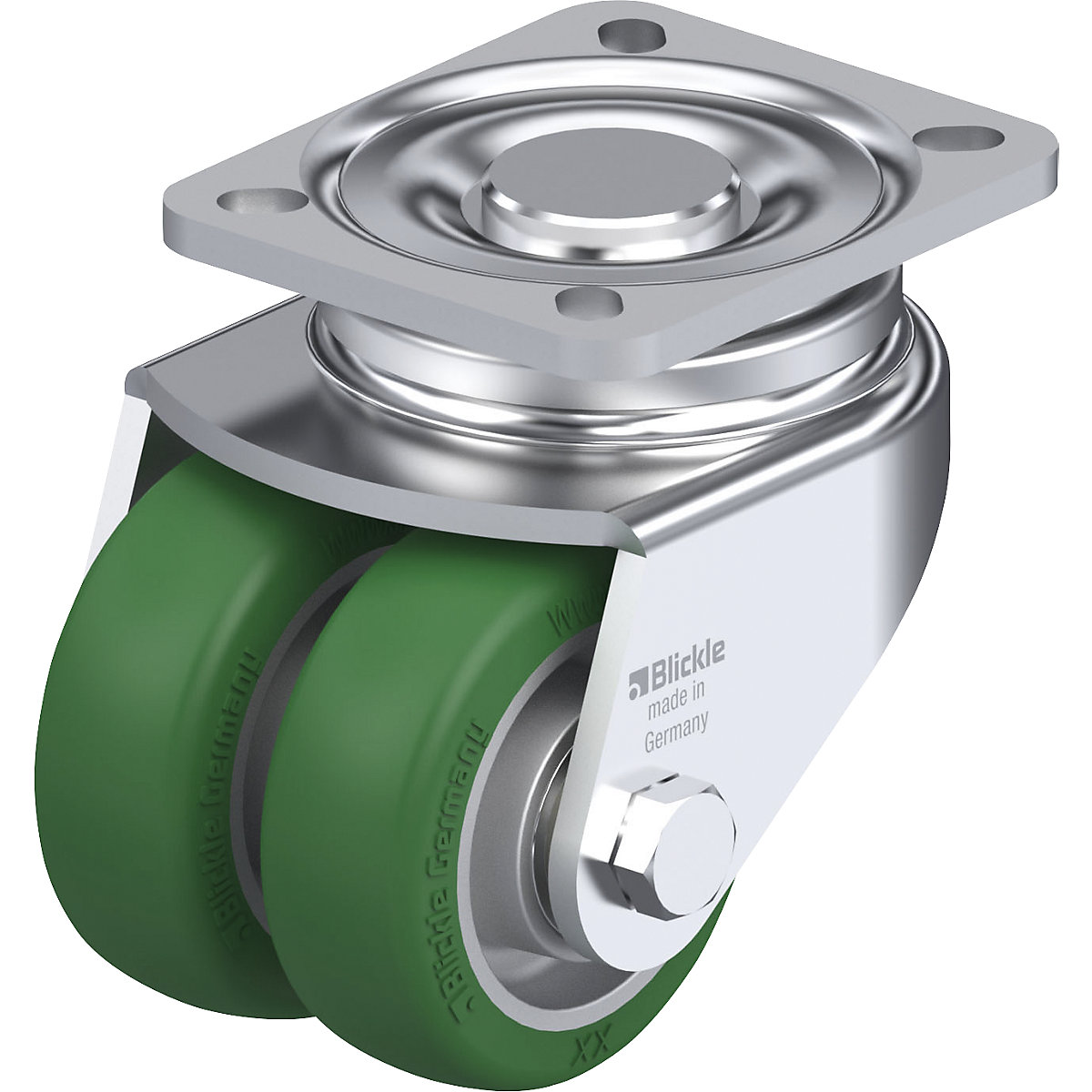 Plaatstalen dubbel zwenkwiel LHD-ALST 80K – Blickle