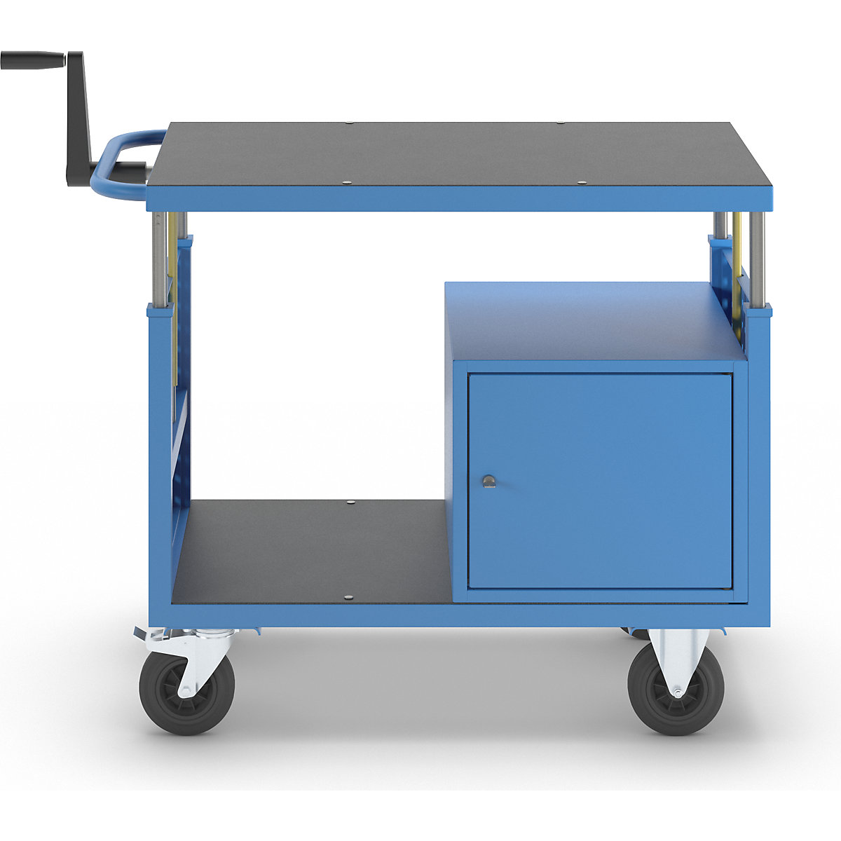 Assembly trolley, height adjustable – eurokraft pro (Product illustration 6)-5
