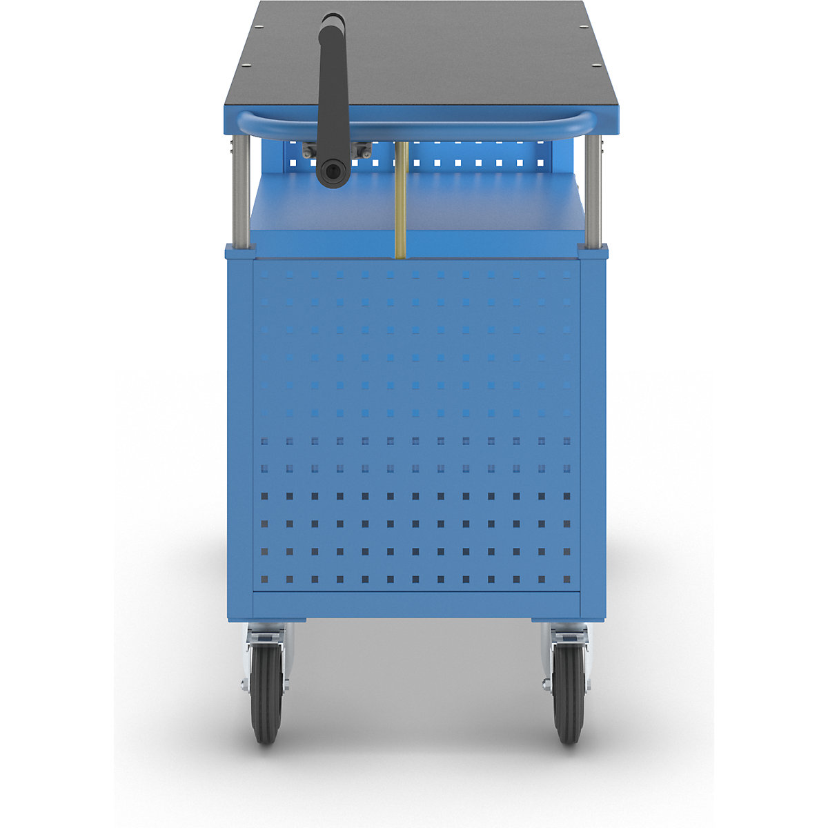 Assembly trolley, height adjustable – eurokraft pro (Product illustration 3)-2