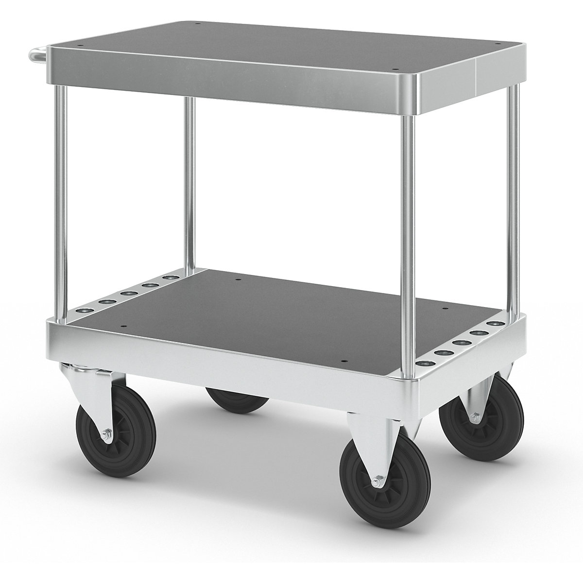 JUMBO zinc plated workshop trolley – Kongamek (Product illustration 2)-1